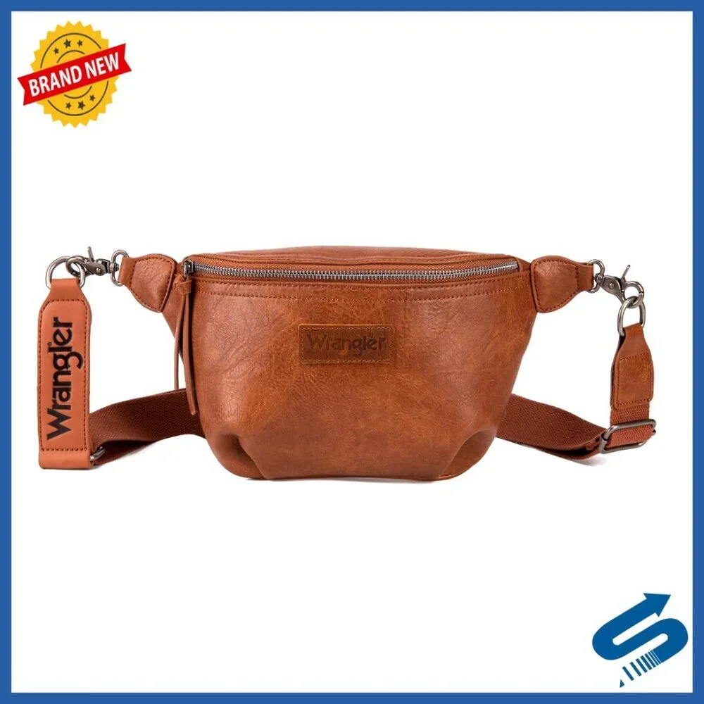 Large Crossbody Fanny Pack Sling Bag Travel Belt Bag Unisex